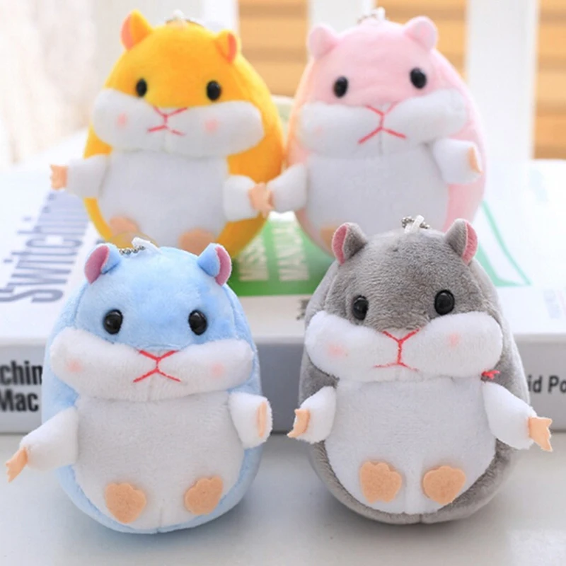 

1PC Hamster Mouse Pet Christmas Toy Hamster Educational Plush Toy For Children Christmas Gift 9.5cm