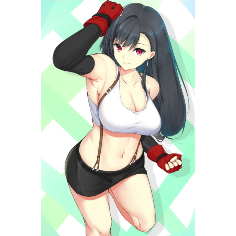 Small Town сексуальная горячая игра аниме девушка Tifa Автомобильная наклейка съемная