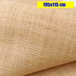 Tapis en raphia naturel véritable, tissage à la main, ruban de paille en rotin, décoration de meuble de maison, 195x115cm 