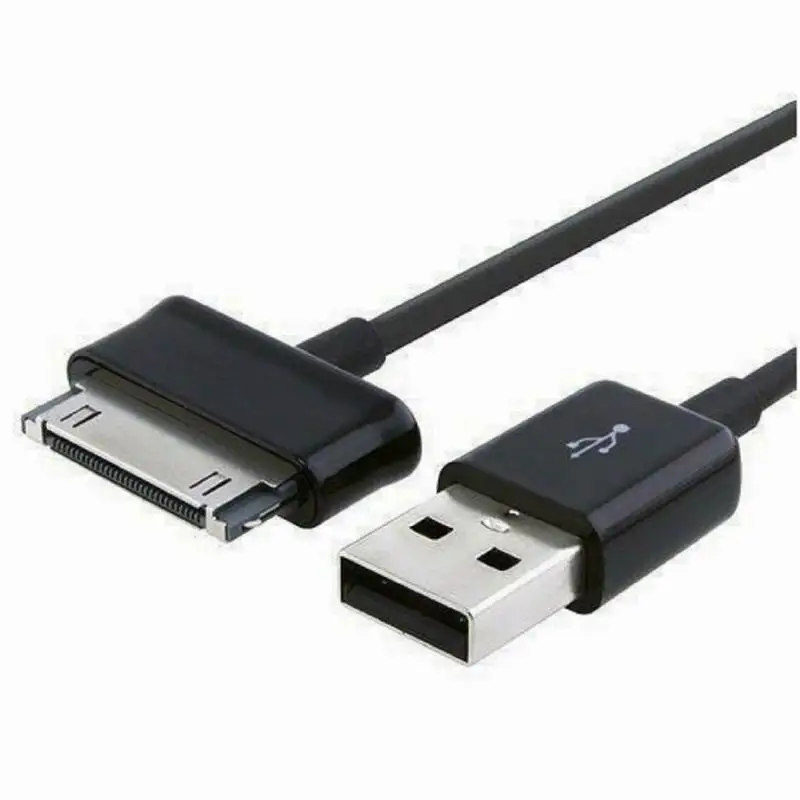 Only Cable 5V 2A ЕС-разъем, для поездок стены Зарядное устройство+ 30pin USB кабель для Samsung Galaxy Tab 2 3 7,0 8,9 10,1 Примечание 2 планшет P1000 - Цвет: Only Cable