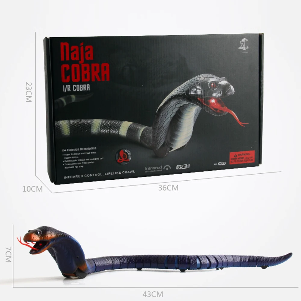 remote control snake package size