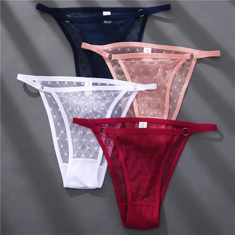  Women Sexy Floral Lace Mesh Panties Low Rise Hollow Out  Transparent Plus Size Underwear No Line Underwear Women Cotton (@-White,  XL) : Clothing, Shoes & Jewelry