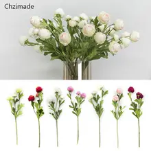 Lychee Life 3 головы искусственные лютики Букет DIY Шелковый цветок для свадебного декора Diy украшения