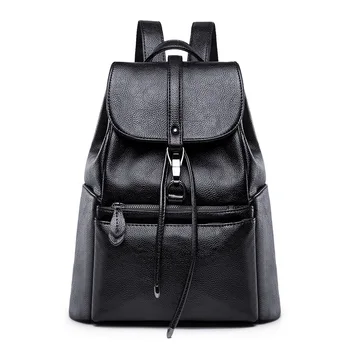 

Backpack women's tide new pu fashion wild simple travel bag new trendy ladies large capacity backpack women leather
