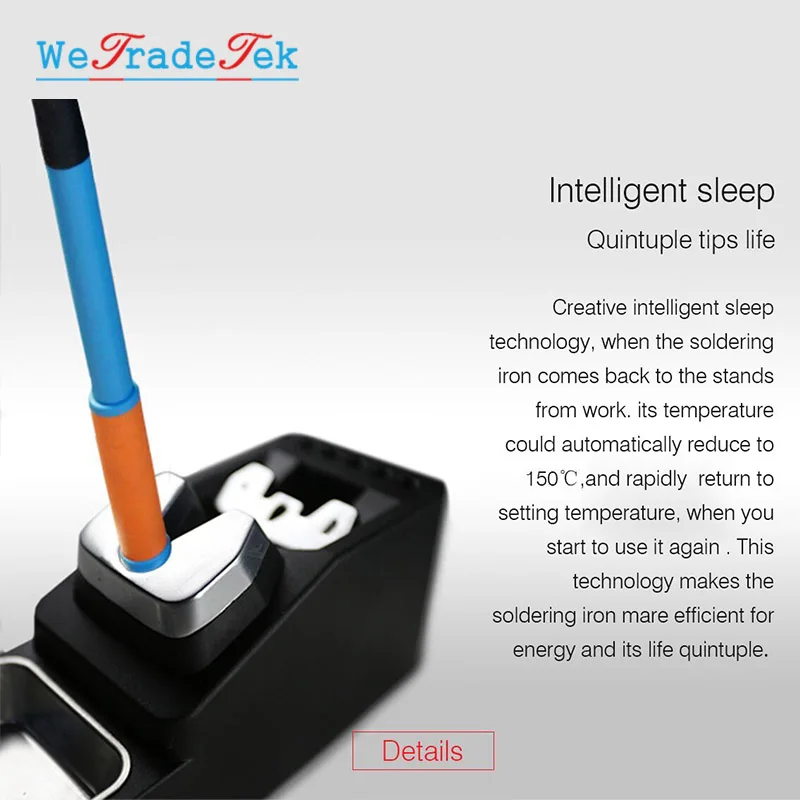 T12-11 Lead Free Soldering Station Intelligent Temperature Control 3 Seconds Fast Heating Auto Slee