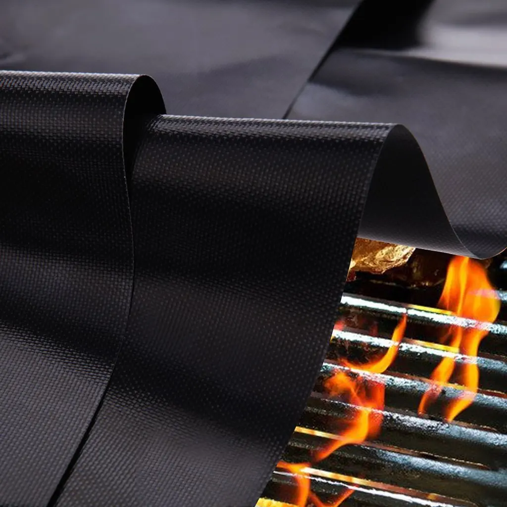 3pcs/Set Non Stick BBQ Teflon Grill Mat Grill Pad Heat Resistant Baking Oven Liners Mats Reusable Barbecue Grilling Accessories