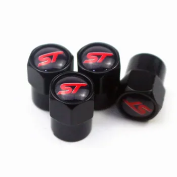 

Car-Styling 4pcs ST Emblem Wheel Tire Valve Tyre Caps Case for Ford ST FOCUS 2 3 Mondeo Fiesta Kuga MK2 MK3 MK4 Accessories