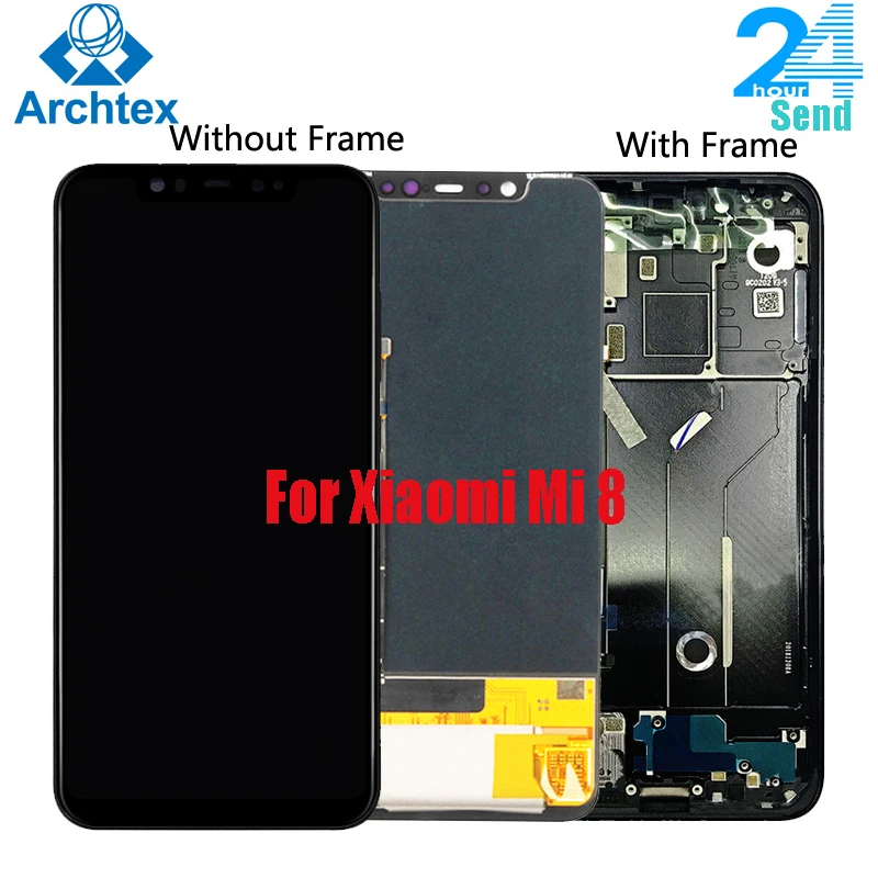 6 21 дюймов для XIAOMI Mi 8 AMOLED ЖК-дисплей + сенсорный экран дигитайзер сборка Замена