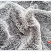 Ворс 1 см Белый Мороз окрашенная одежда имитация кроличьего меха воротник плюшевая ткань, ткань искусственный мех, 160 см* 45 см(половина двора/шт