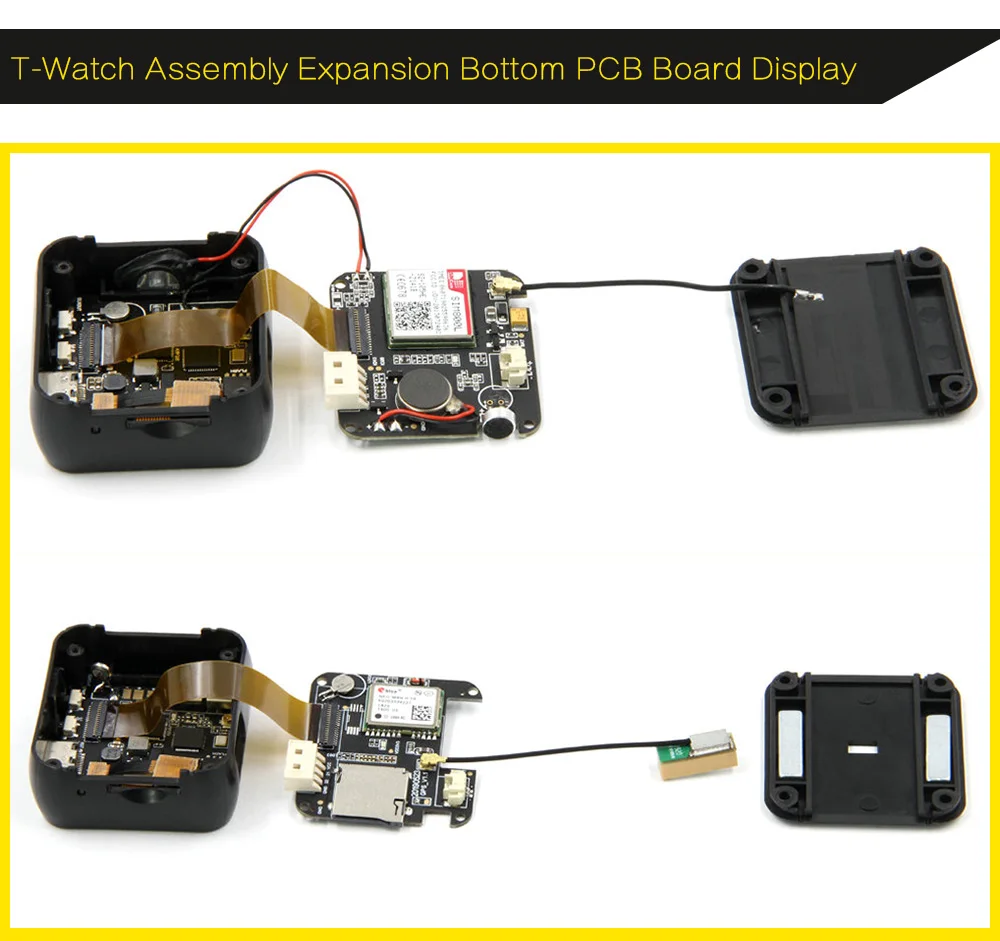 LILYGO®TTGO T-Watch программируемые носимые экологические взаимодействие WiFi Bluetooth Lora ESP32 емкостный сенсорный экран