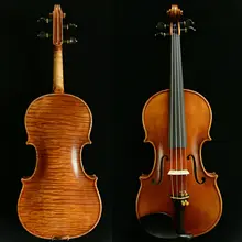 Реальные фото мастер скрипка Stradivari 1716 Мессия скрипка боснийский клен и Австрийская ель