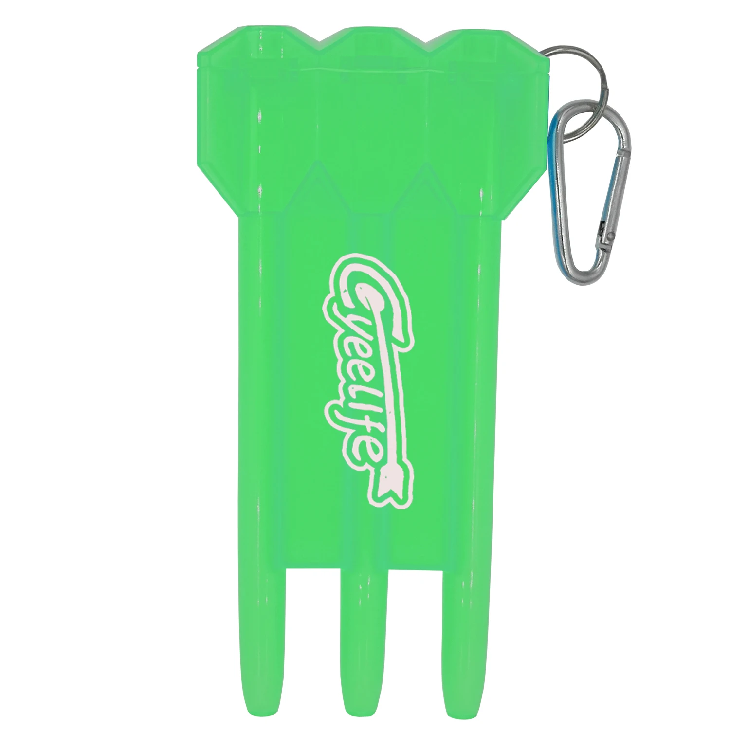 Green Transparent CyeeLife чехол для дротиков 12 цветов-прозрачный бумажник держатель-пластиковый Дартс коробка для переноски - Цвет: Green Transparent