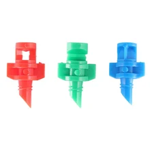 

50 PCS 90/180/360 Degree Micro Garden Lawn Misting Spray Nozzle Drip Tape Irrigation Mist Spray Nozzle Plant Sprayer Supplies