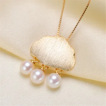 

Retro Style Metal 925 Sterling Silver Plating Karat Gold Tone Bail Connector Pearl Bead Caps Diy Pearl Jewelry Accessories