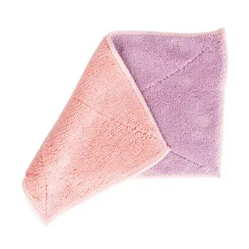 

Home Cleaning Cloths Absorbent Thicker Double-layer Microfiber Wipe Table Kitchen Cleaning Towel Dish Washing Cloth