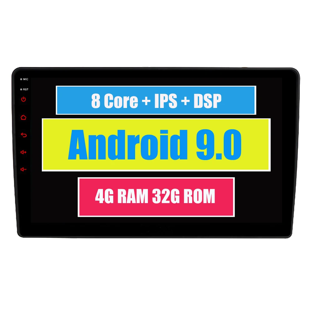 Excellent RoverOne Car Multimedia Player For Jeep Grand Cherokee 2008-2014 Android 9.0 Autoradio Bluetooth Radio Stereo GPS Navigation DSP 0