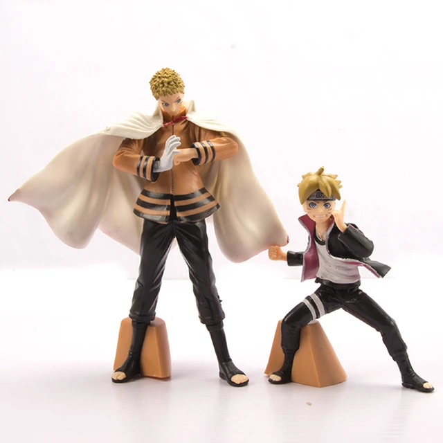 Naruto Uzumaki boruto figura anime, pai e filho versão, brinquedo pvc,  figura colecionável - AliExpress