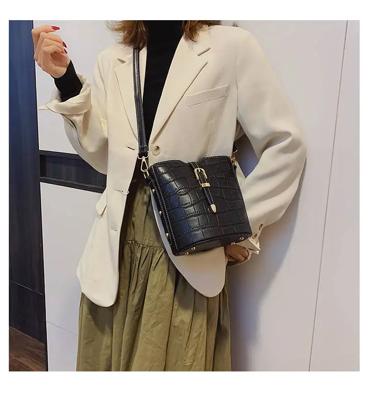 alligator bag bags women shoulder crossbod bag pu leather women's handbags (12)