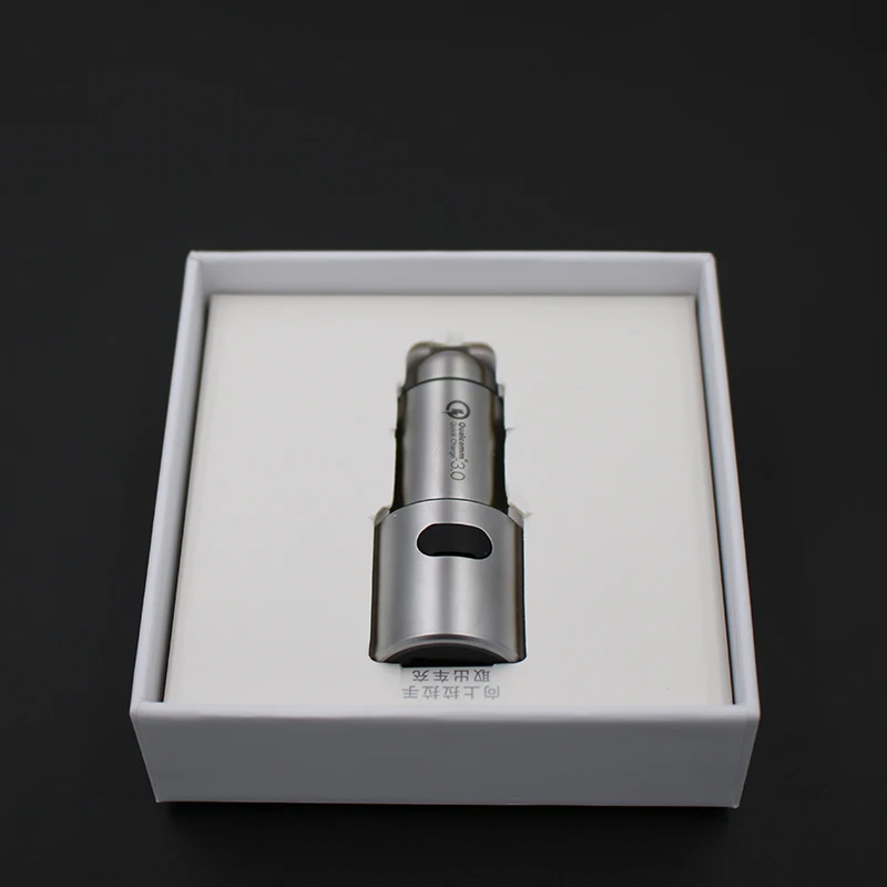 Оригинальное Xiaomi mi автомобильное зарядное устройство QC3.0 Dual USB 18 Вт металл Быстрая зарядка для mi 8 9 Pro mi x 2s CC9 Pro CC9e A2 красный mi Note 7 8 Pro