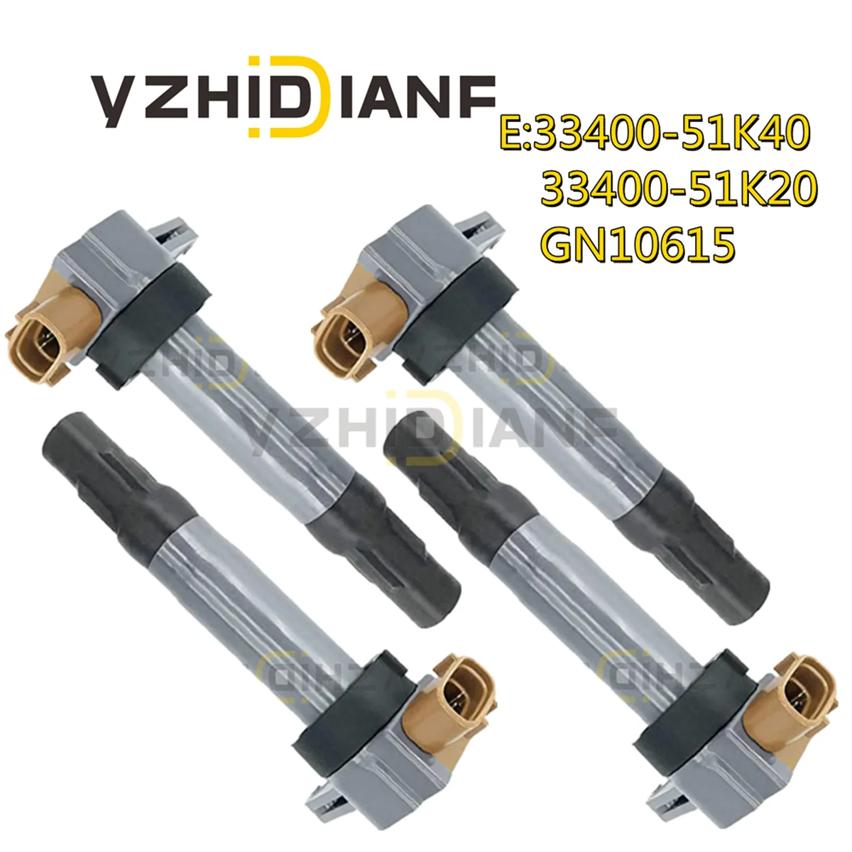 4x 33400-51K20 3340051K20 новый комплект катушек зажигания для SUZUKI- Swift SX4 Grand Vitara Kizashi 3340051K40