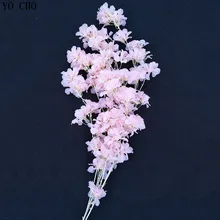 Дропшиппинг Лучшие продажи ветви вишневого дерева свадебное украшение арки искусственный нежный цветок для украшения для домашнего праздника