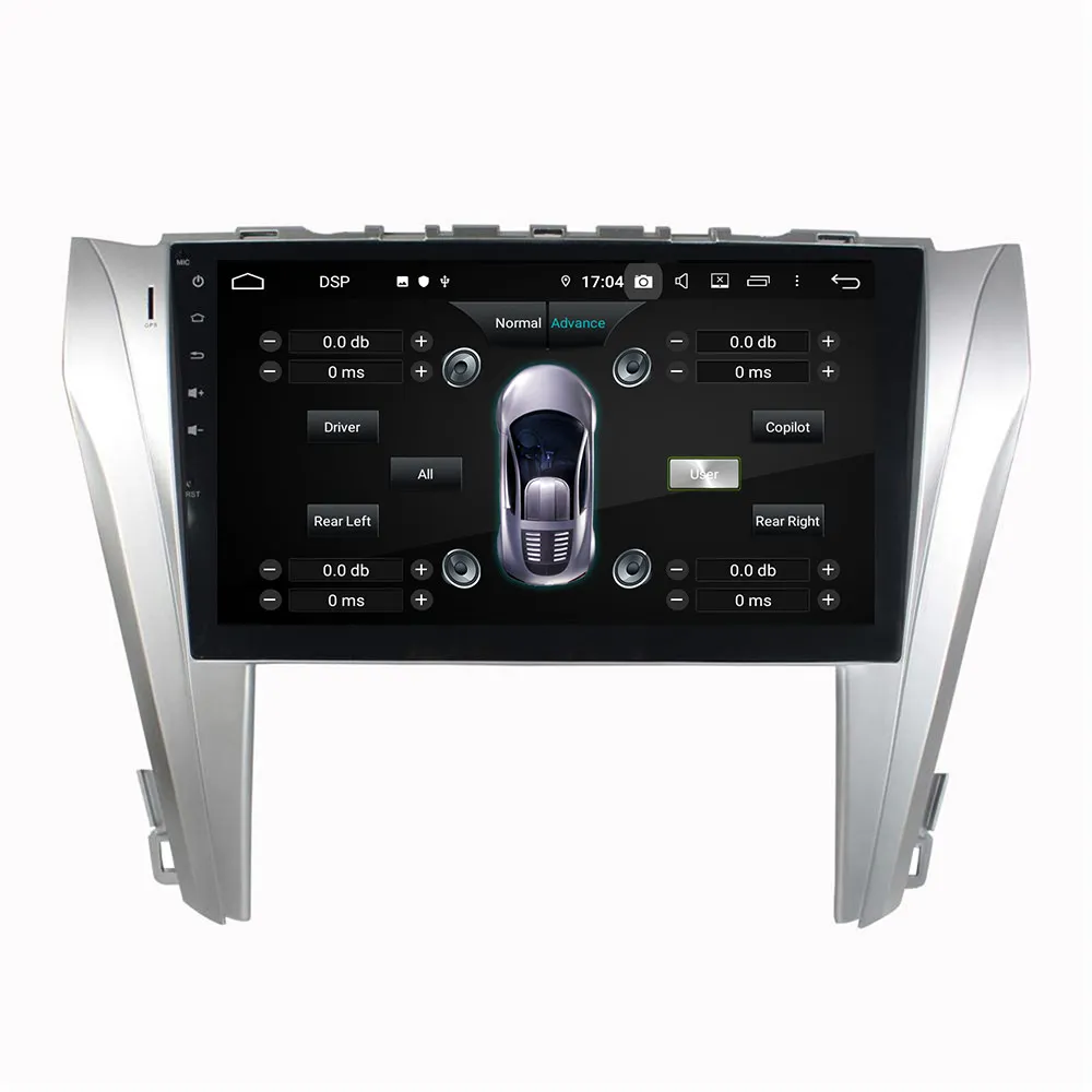 Best Android 9 With DSP For TOYOTA CAMRY 2014 2015 Full Touch Car radio video player Multimedia GPS navigation accessories Sed 5