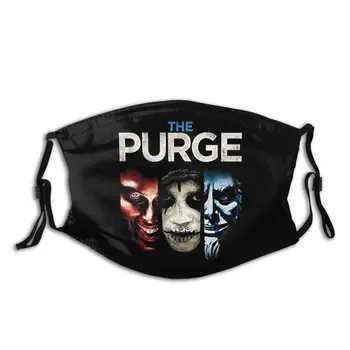

The Purge Mouth Face Mask The Purge Trilogi Facial Mask with 2 Filters Polyester Adult Beautiful Mask