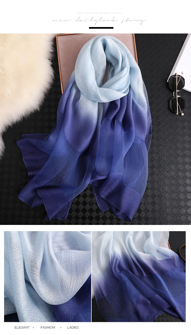 Модный Шелковый шерстяной шарф для женщин пашмины дамские шарфы шаль женские обертывания бандана шарф хиджаб принт мягкие пляжные палантины