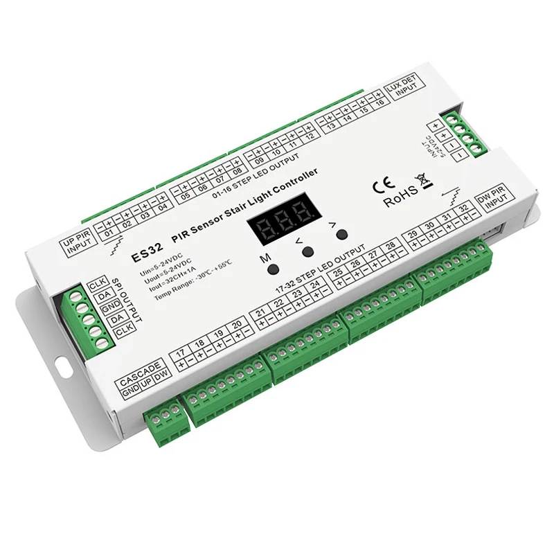 PIR Sensor Stair Light Controller 32 Channel Man Body Infrared Multi
