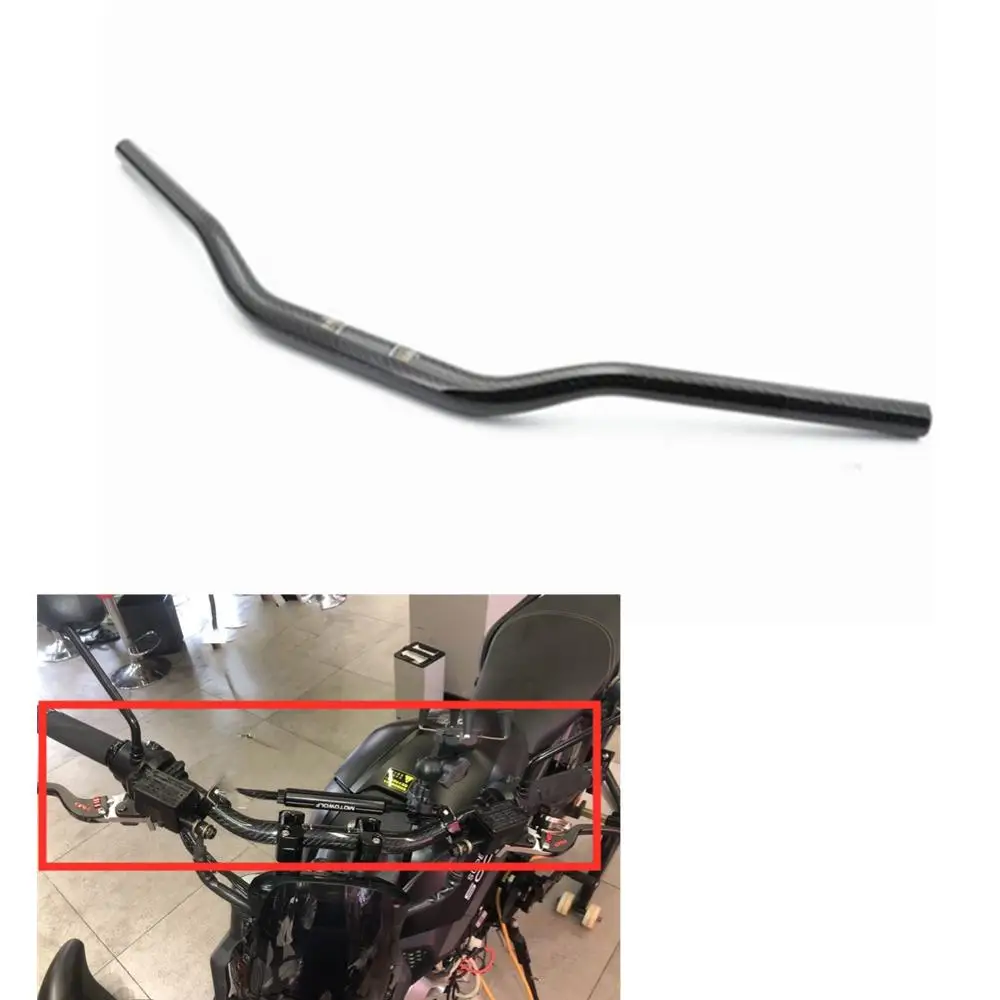 

Motorcycle Carbon Fiber 1 1/8" 28MM Fat Bar 22MM Handlebar End Drag Handle Bar Pit Dirt Trail Motor Bike Mini Motocross ATV Quad