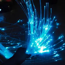 1,0 мм Мерцающая Флэшка PMMA Пластик волоконно-оптический кабель освещения, на свадьбу, на праздник, День рождения украшения 10/50/100 м