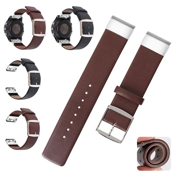 

Quick Release Watch Band For Garmin Fenix6S PRO Belt 20mm 22mm 26mm PU Leather Watchband For Garmin Forerunner 935 Wriststrap