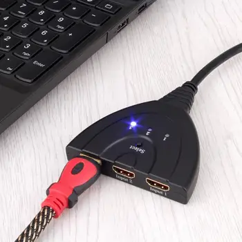 

Mini Hdmi Splitter 1080P 3 In 1 Out Switcher Hdmi Switch Hub Adapter Port Hdmi 3 Cable Port Splitter W3W5