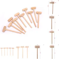 1/5/10Pcs Carving Tool Wooden Hammer Mallet Leather Craft Jewelry Making Hammer Tool 1