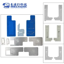 MECHANIC 3D BGA Reballing Stencil Kit For iPhone X-12 PRO MAX Intermediate layer can be planted platform tin template welding