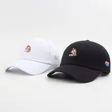 Шляпа женская летняя Милая Студенческая бейсбольная кепка с единорогом Мужская Корейская бейсболка с вышитым мультяшным алфавитом для отдыха на открытом воздухе