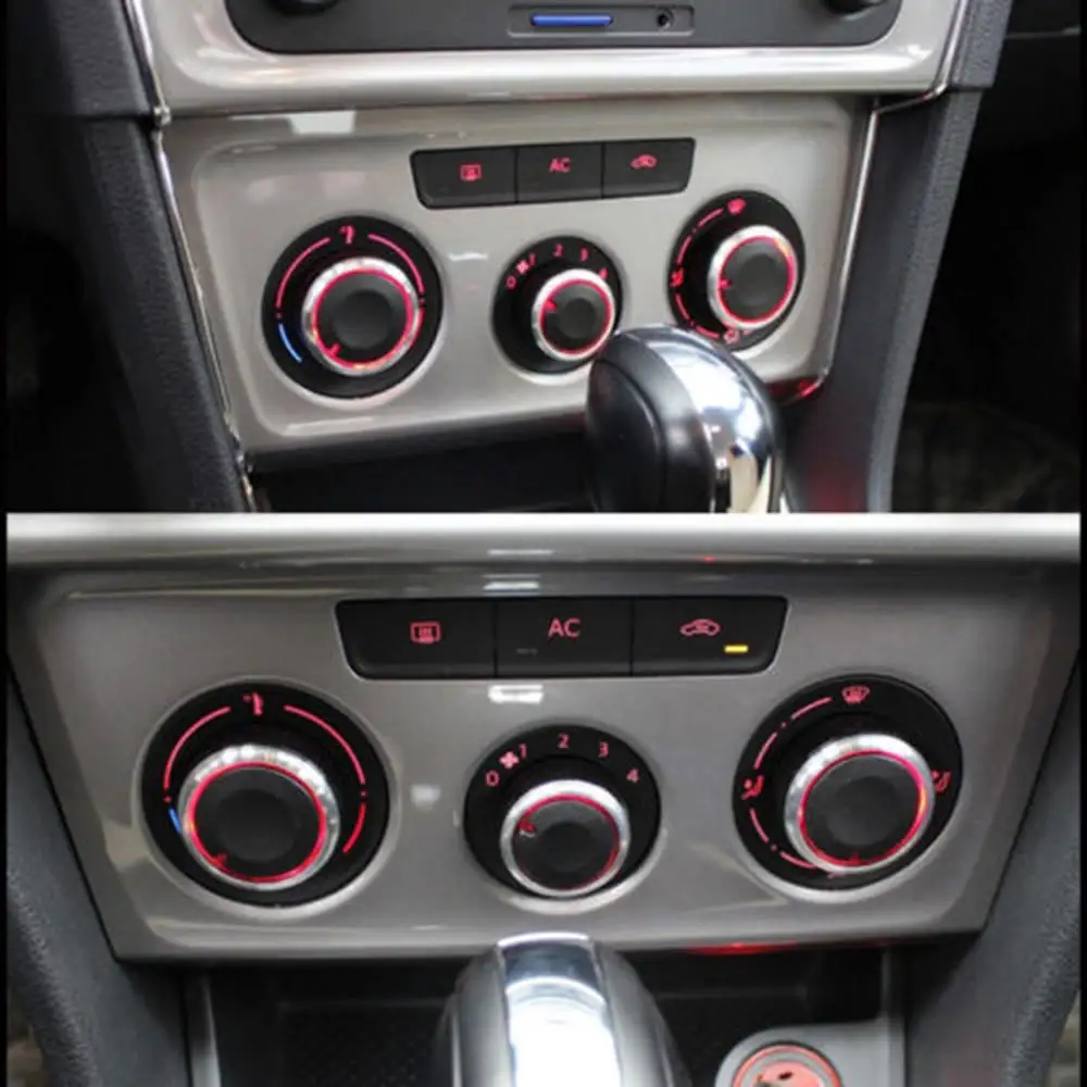 

3PCS heater Knobs Buttons Switch For VW Jetta MK5 Golf 5 For Tiguan Touran For Bora B6 Air Conditioning Knob Switch