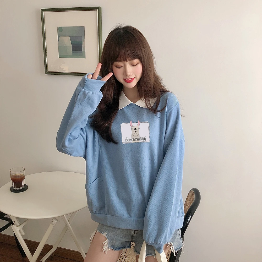 

Cute Tops Women Hoodies Sweatshirt Pullover Print Letter Uamazing Hoodies Sweatshirt Aesthetic Hoodie 90s Graphic Kawaii Clothes