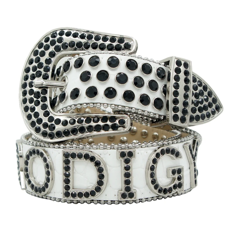 Derma Man Rhinestone belts Luxury 