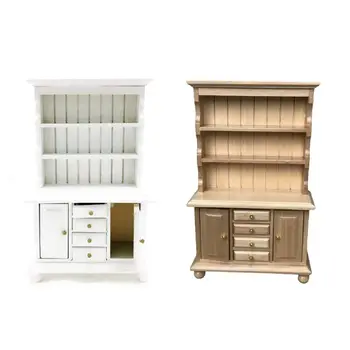 

1/12 Scale Dollhouse Miniature Bookcase Bookshelf Cabinet Cupboard Furnitures