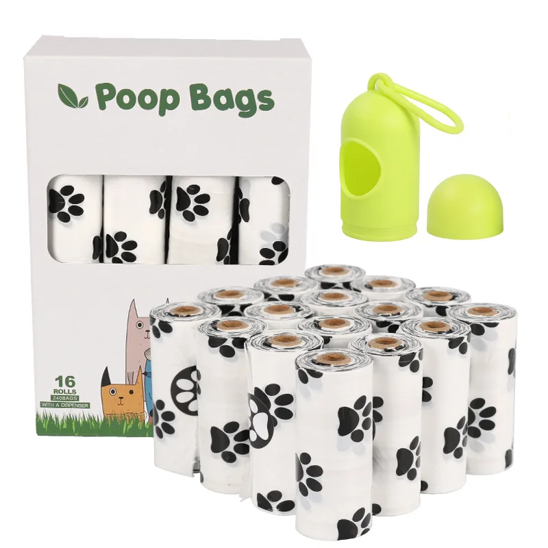 Dog Poop Bag 100 Leak Proof Biodegradable Eco Friendly Dogs Waste Bags with Dispenser Collector