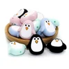 Cute-idea 5pcs Silicone Teether Beads Koala Elephant Animal Chewable Beads DIY Pacifier Chains Accessories BPA Free Baby Goods 2