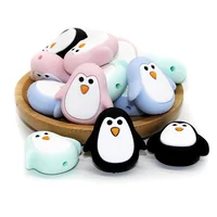 Cute-idea 5pcs Silicone Teether Beads Koala Elephant Animal Chewable Beads DIY Pacifier Chains Accessories BPA Free Baby Goods 2