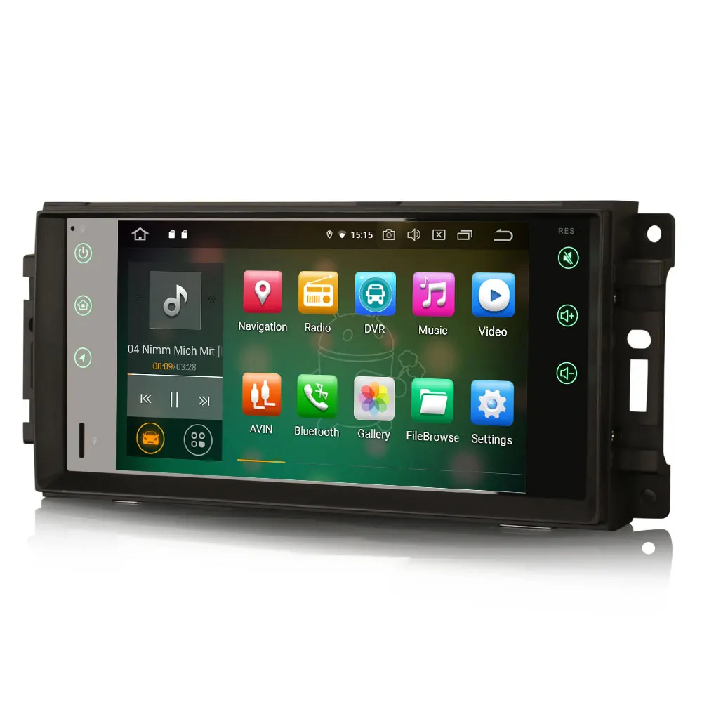7" Android 9.0 OS Car Multimedia GPS Radio for Dodge Journey 2009-2011& Caliber 2009-2011& RAM 1500/2500/3500 Pickup 2010-2012