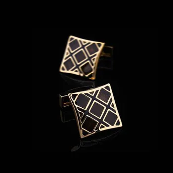 

D888-22-------Classic Crystal Rhinestone Men's Cuff Links Plated Wedding party Gift Cufflinks Men Gift Shirt Button