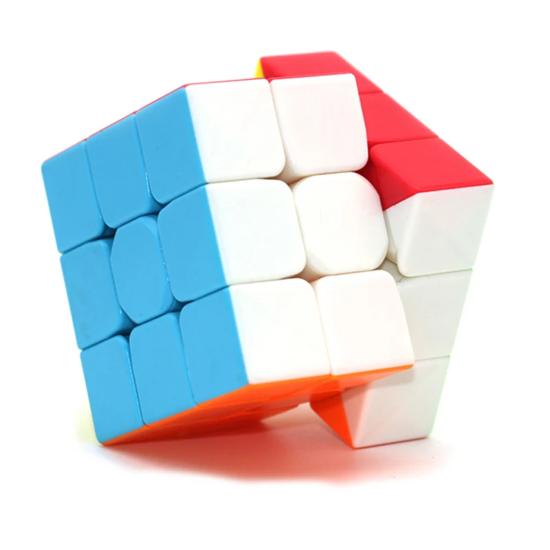 3x3x3 Stickerless Magic Cube высокое качество студентов куб головоломка Профессиональный Скорость Cubo Magico, Обучающие Развивающие игрушки для детей