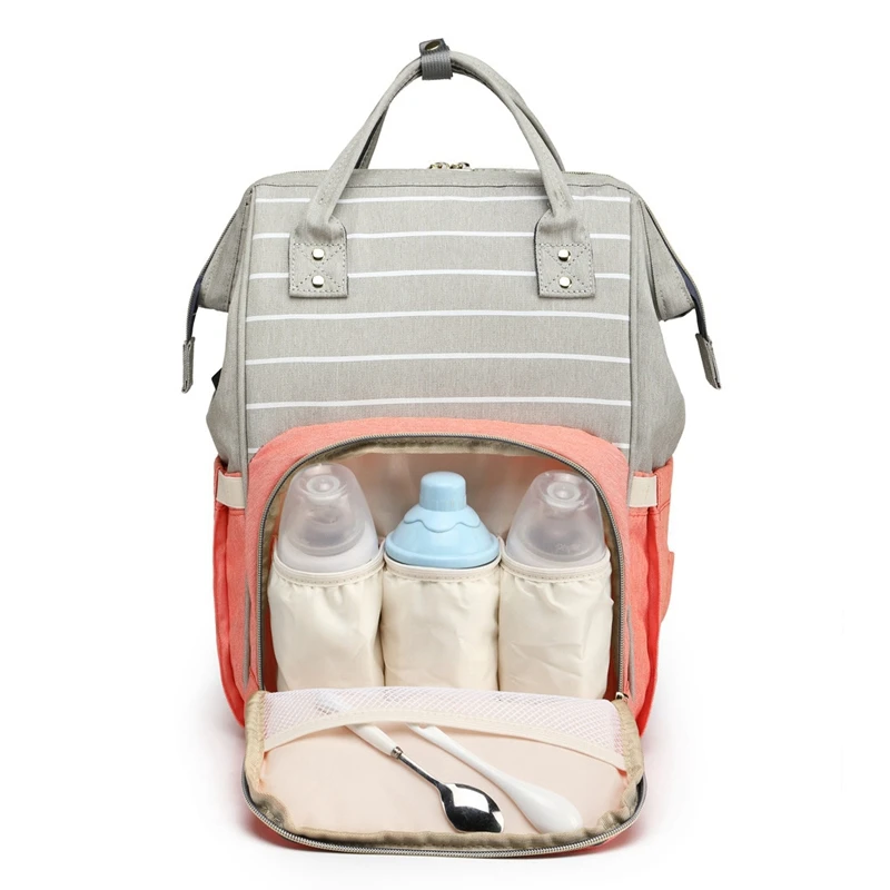 LEQUEEN модная USB сумка для подгузников для мам и мам, большой дорожный рюкзак для кормления, дизайнерская сумка для детских колясок, рюкзак для детских подгузников