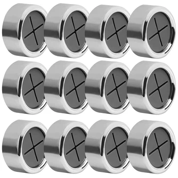 

CSS 12 Pack Opening Dish Towel Rack Rag Hooks, Self Adhesive Wall Dish Towel Hook, Round Wall Mount Hook Tea Towel Holder