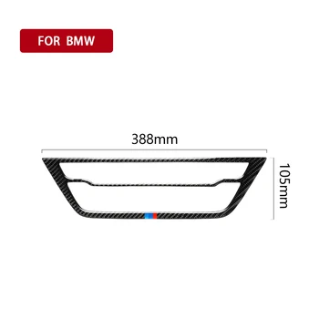

Fit For 2018 BMW 5 Series 528/530/540Li G38 G30 Carbon Fiber CD Panel M-Colour Sticker Trim