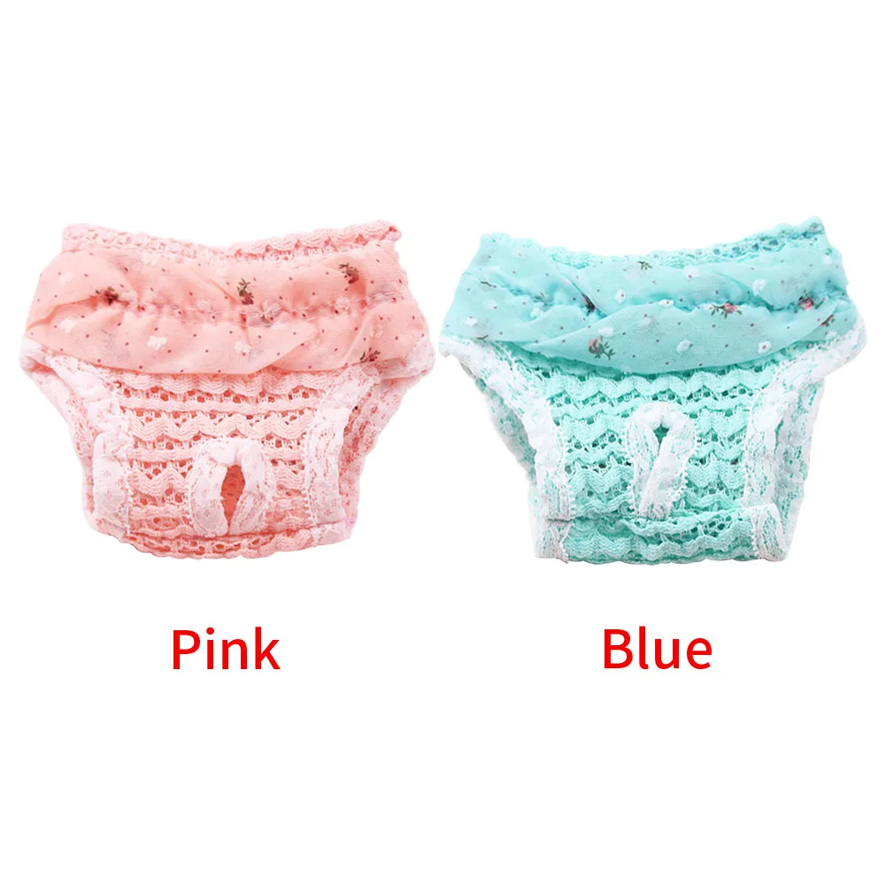 Safe Menstrual Underwear Pet Sanitary Pants Washable Physiological Diapers Puppy Adjustable Cat Supplies Female Dog Chiffon